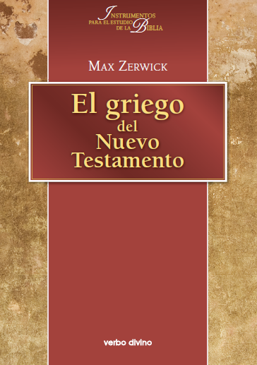 El Griego Del Nuevo Testamento Centro Bíblico Verbo Divino Editorial