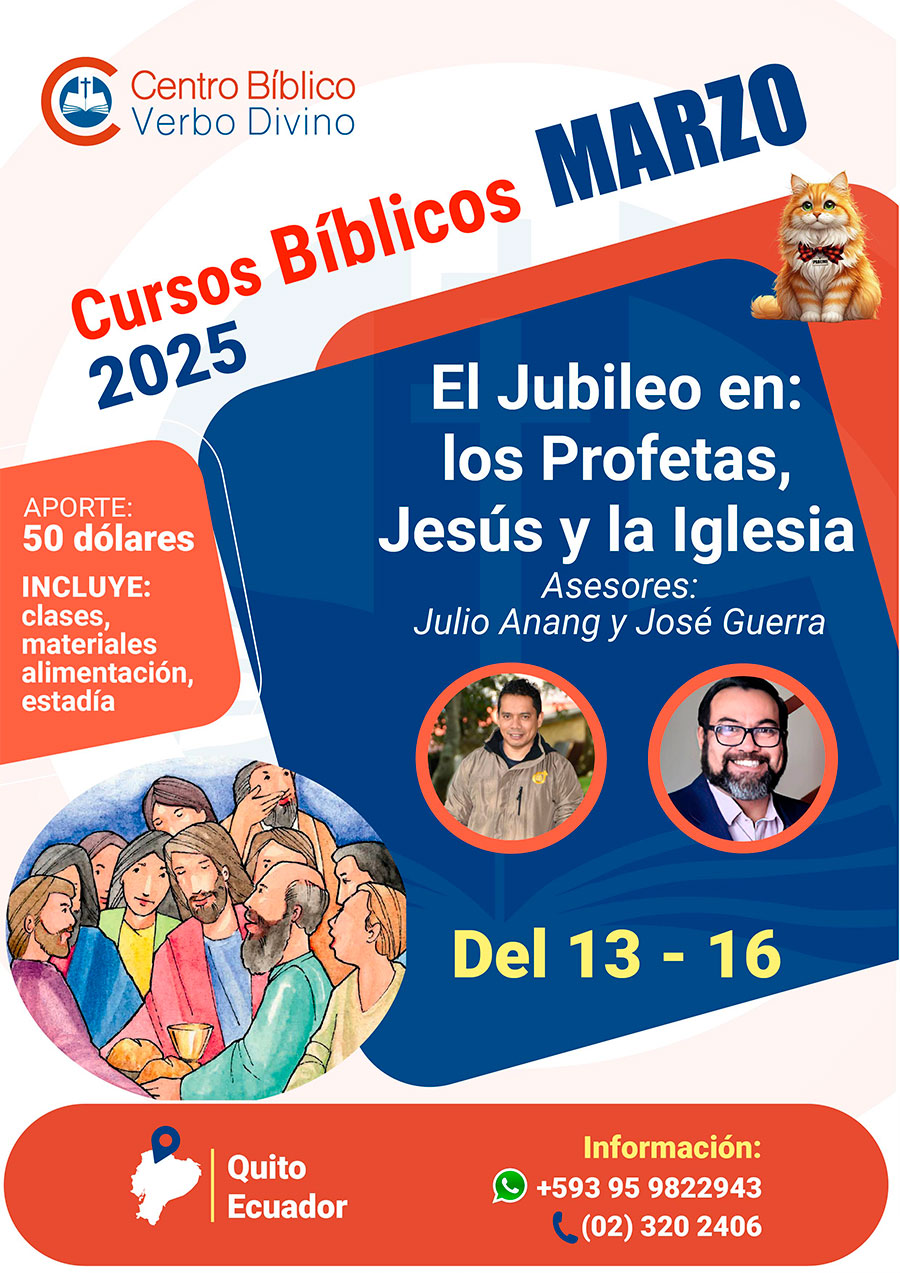 Cursos Bíblicos Marzo 2025