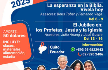 Cursos Bíblicos Marzo 2025